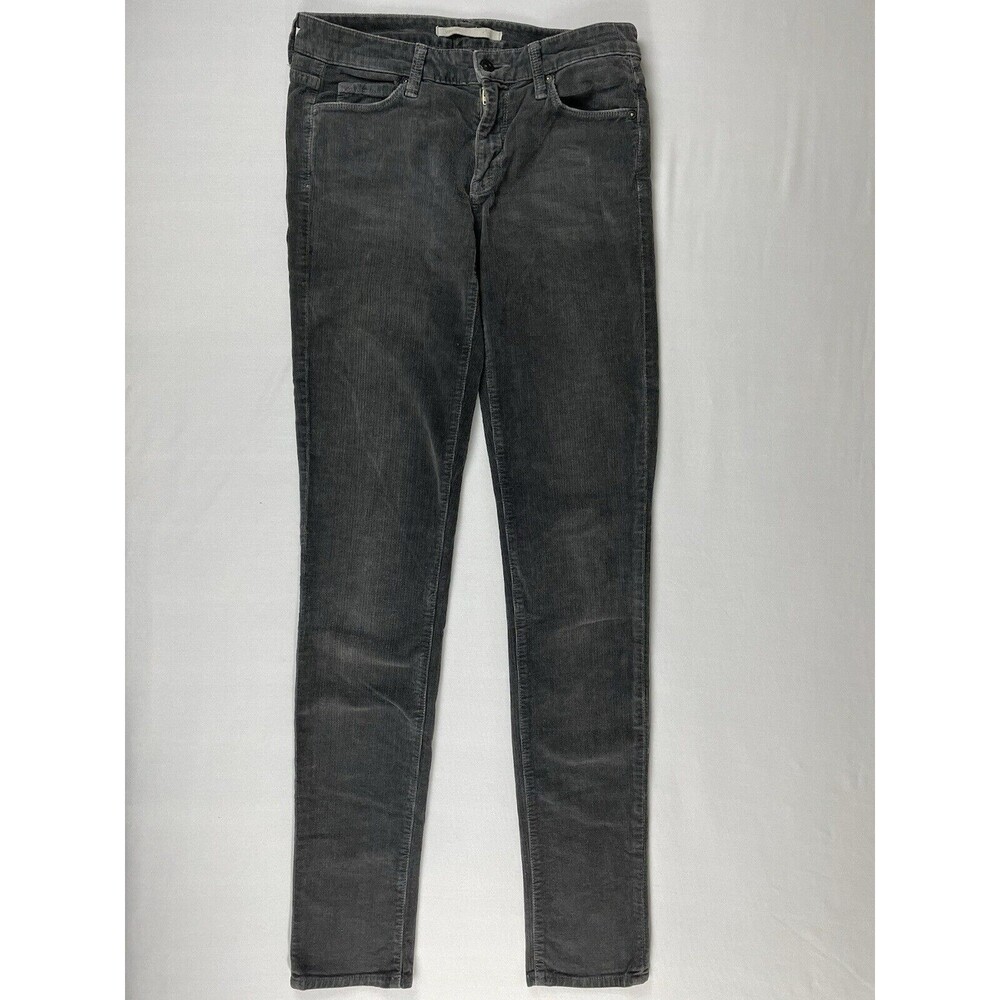 Vince Slim Leg Corduroy Pants Women’s Size 27 Dark Grey / Black